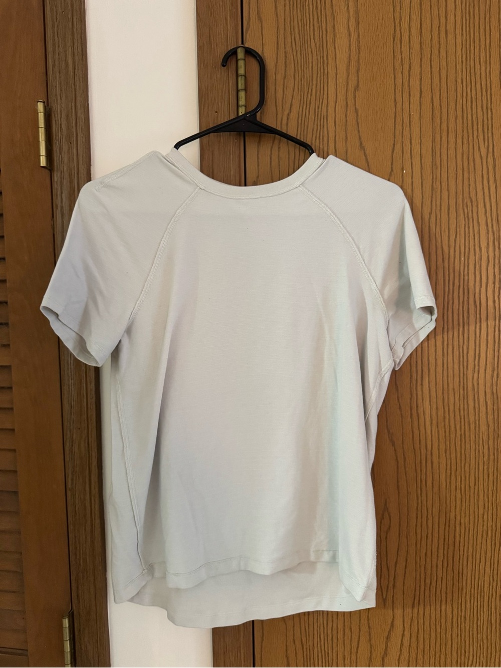 lululemon athletica Light Gray Short-Sleeve Crew Tee